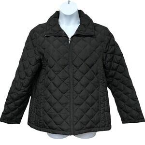 Unlisted Kenneth Cole Jacket Womens 2XL Black Quilted Down Puffer Coat G-III